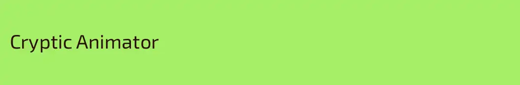 Cryptic Animator